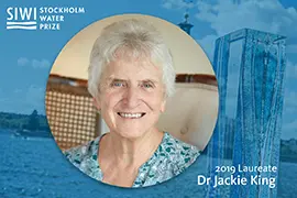 Jackie King - Stockholm Water Prize 2019