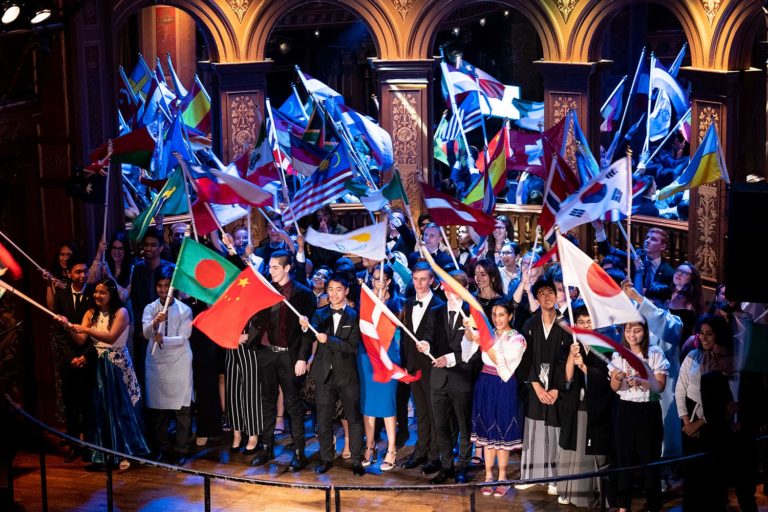 Stockholm Junior Water Prize, all finalists on stage 2019.